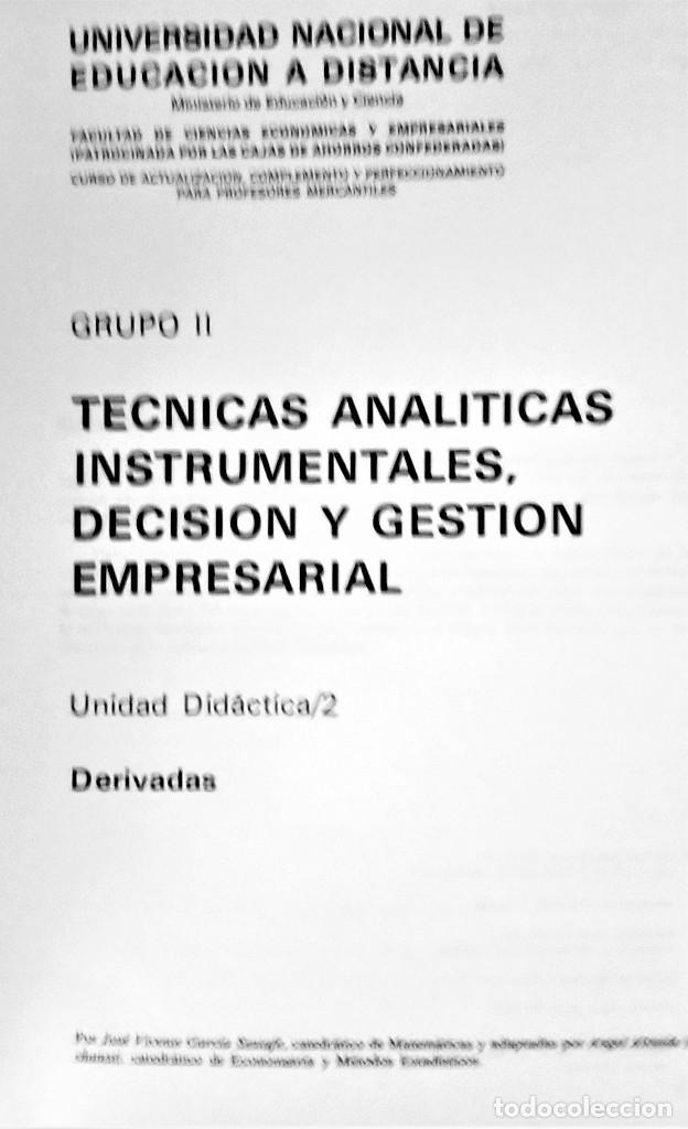 Libros de segunda mano de ciencias: CURSO DE ACTUALIZACION, COMPLEMENTO Y PERFECCIONAMIENTO-UNED - Foto 8