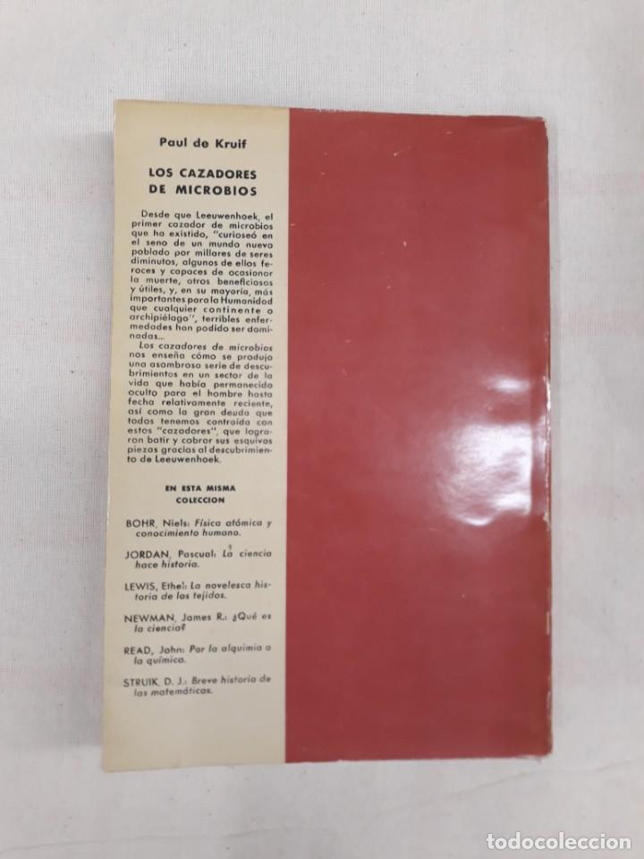 Libros de segunda mano: DE KRUIF, PAUL. LOS CAZADORES DE MICROBIOS - Foto 2