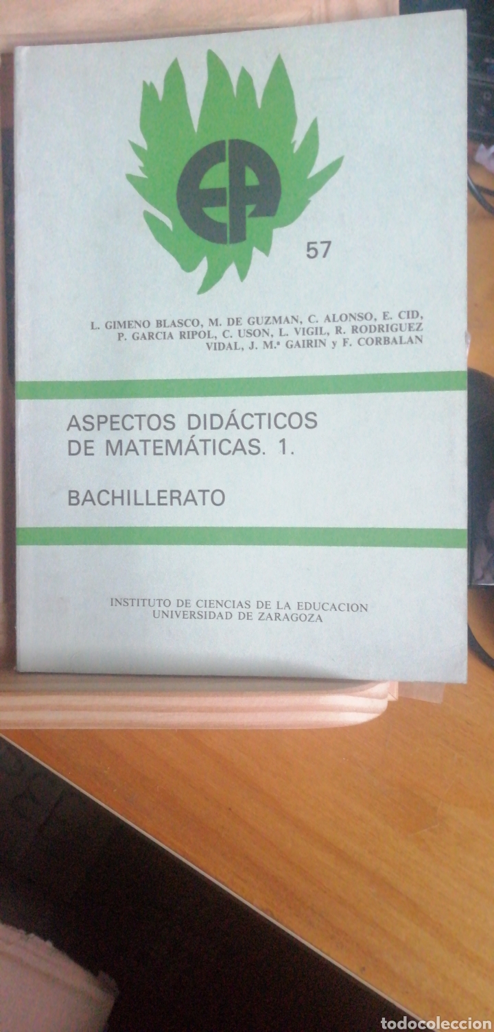 Libri di seconda mano: Aspectos didacticos de las matematicas 1. L. Gimeno Blasco. M. de Guzman, C. Alonso, E. Cid. P. Garc