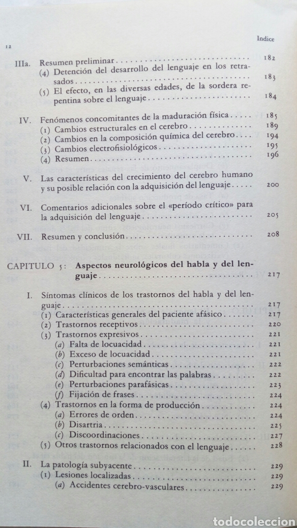 Libros de segunda mano: Fundamentos biol&oacute;gicos del lenguaje. Eric H. Lenneberg. - Foto 6