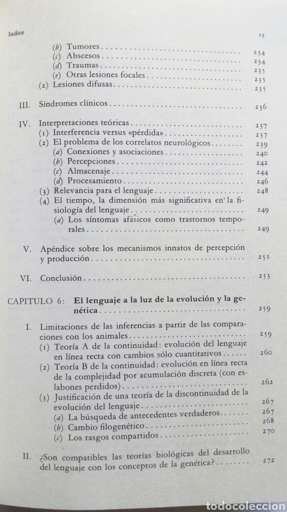 Libros de segunda mano: Fundamentos biol&oacute;gicos del lenguaje. Eric H. Lenneberg. - Foto 7