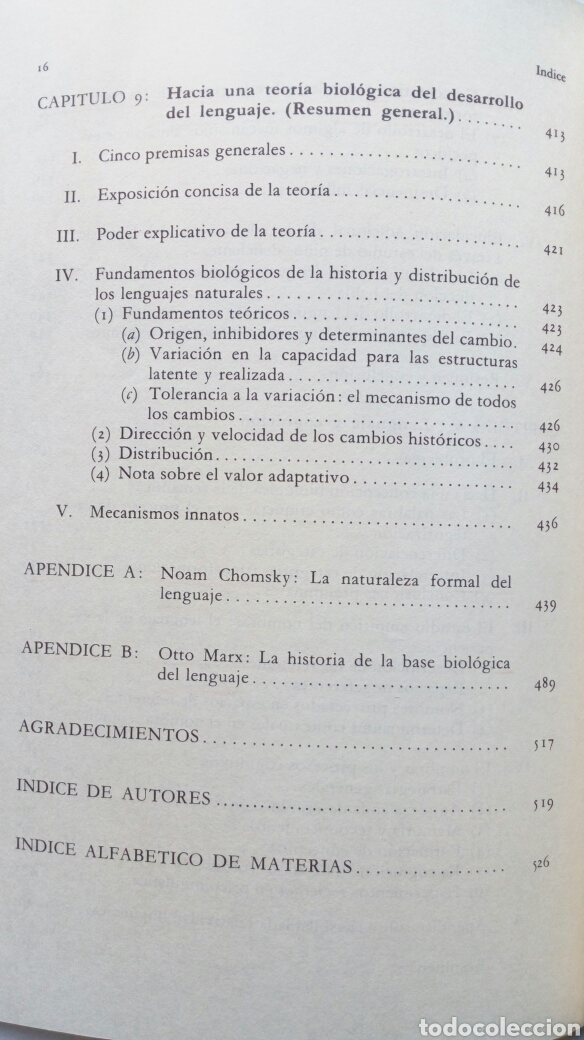 Libros de segunda mano: Fundamentos biol&oacute;gicos del lenguaje. Eric H. Lenneberg. - Foto 10