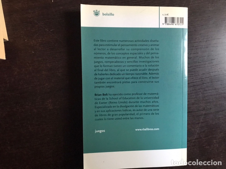 Libros de segunda mano de ciencias: Actividades matem&aacute;ticas. Brian Bolt - Foto 2