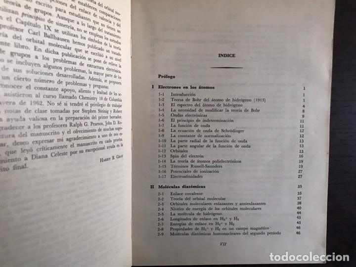Libros de segunda mano de ciencias: Electrones y enlaces qu&iacute;micos. Harry B. Gray - Foto 2