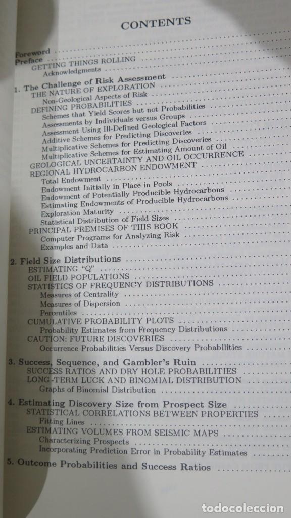 Libros de segunda mano: COMPUTING RISK FOR OIL PROSPECTS. PRINCIPLES AND PROGRAMS. HARBAUGH - Foto 2