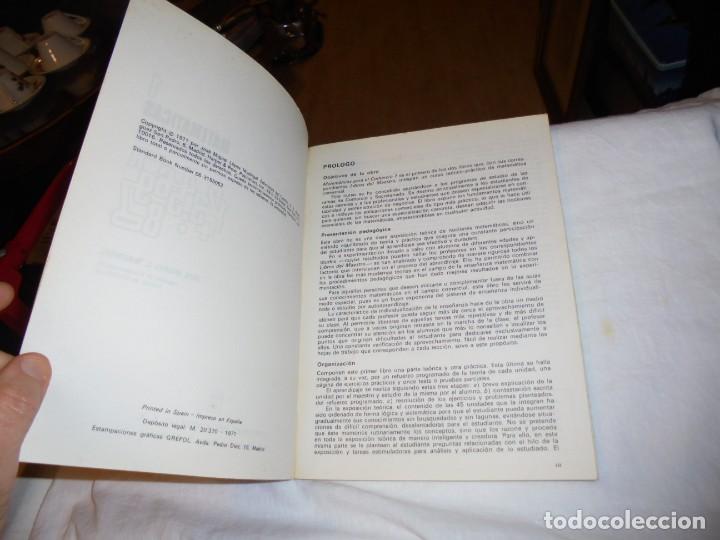 Libros de segunda mano de ciencias: MADRIGAL.MATEMATICAS COMERCIALES 1.EDICIONES DEL CASTILLO. 1971 - Foto 3