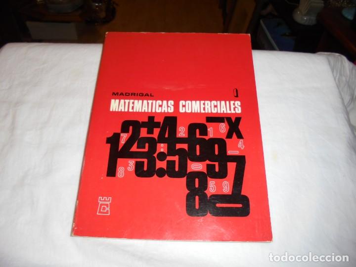 Libros de segunda mano de ciencias: MADRIGAL.MATEMATICAS COMERCIALES 1.EDICIONES DEL CASTILLO. 1971 - Foto 1