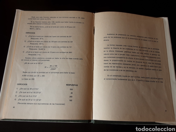 Libros de segunda mano de ciencias: E-Z MATH. Curso preciso y completo (matem&aacute;ticas). R. Ergy - Foto 3