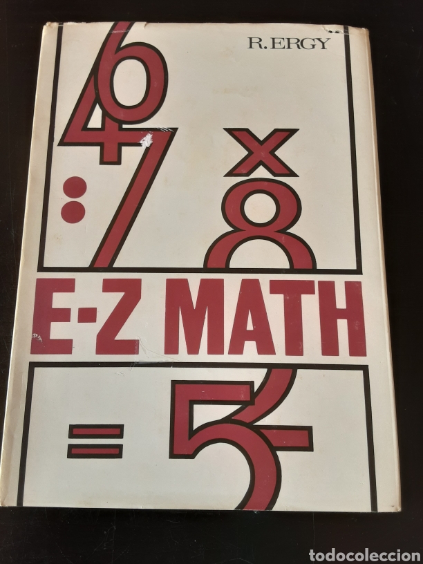 Libros de segunda mano de ciencias: E-Z MATH. Curso preciso y completo (matem&aacute;ticas). R. Ergy - Foto 1
