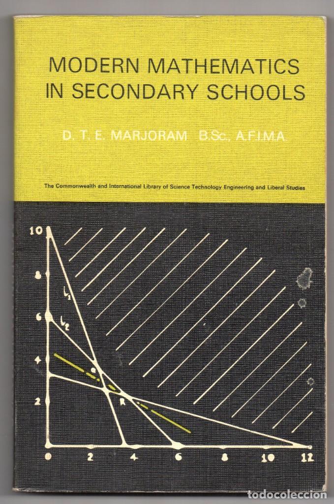 Libros de segunda mano de ciencias: Modern Mathematics in Secondary Schools. D. T. E. Marjoram - Foto 1