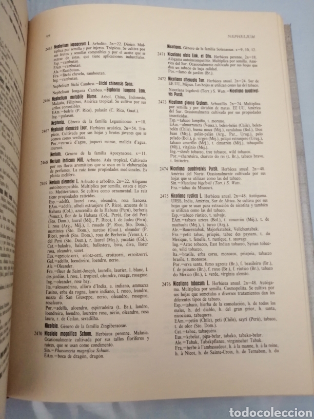 Libros de segunda mano: DICCIONARIO DE PLANTAS AGR&Iacute;COLAS (Primera edici&oacute;n) - Foto 4