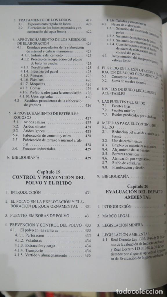 Libros de segunda mano: MANUAL DE ROCAS ORNAMENTALES - Foto 9