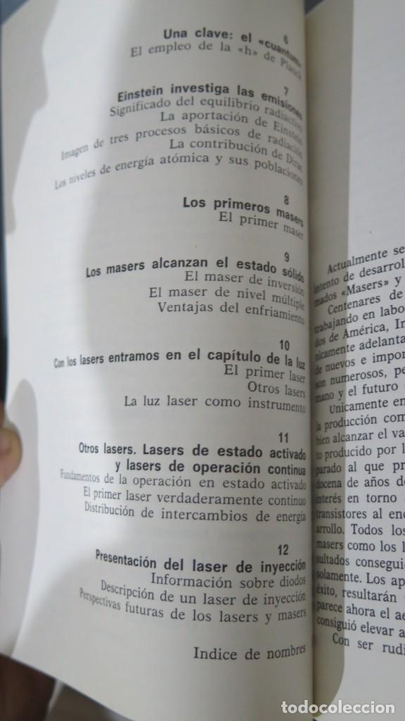 Libros de segunda mano de ciencias: MASERS Y LASERS. KLEIN - Foto 3