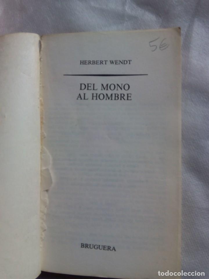 Libros de segunda mano: DEL MONO AL HOMBRE / HERBERT WENDT - Foto 5