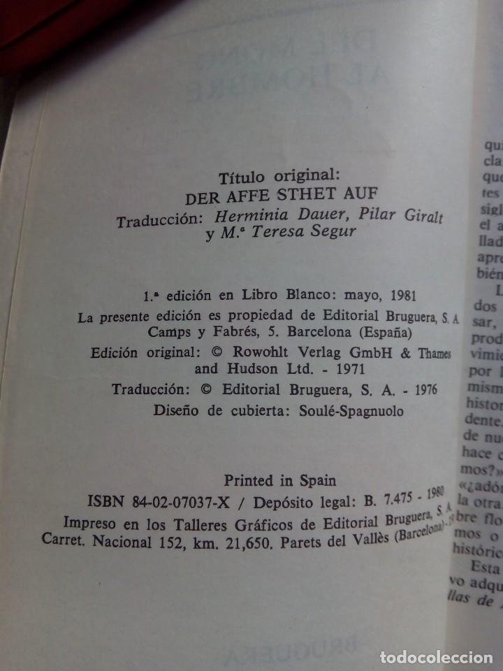 Libros de segunda mano: DEL MONO AL HOMBRE / HERBERT WENDT - Foto 6