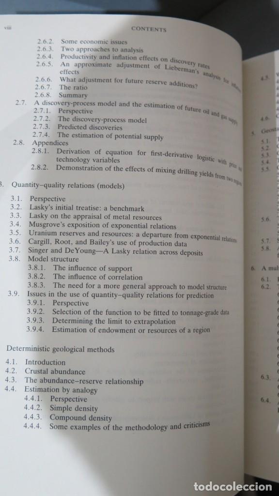 Libros de segunda mano: MINERAL RESOURCES AND APPRAISALS. HARRIS - Foto 3
