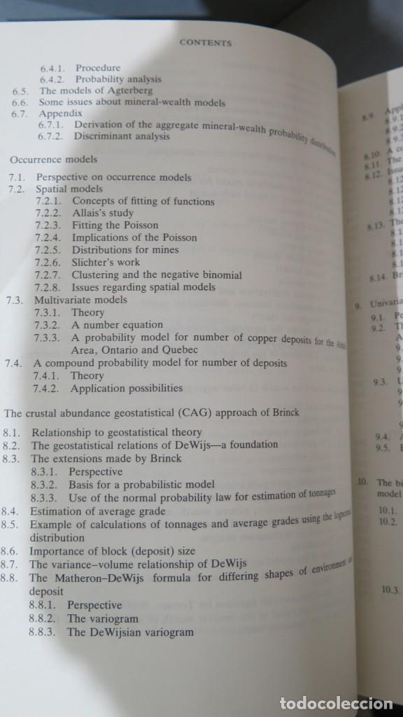 Libros de segunda mano: MINERAL RESOURCES AND APPRAISALS. HARRIS - Foto 5