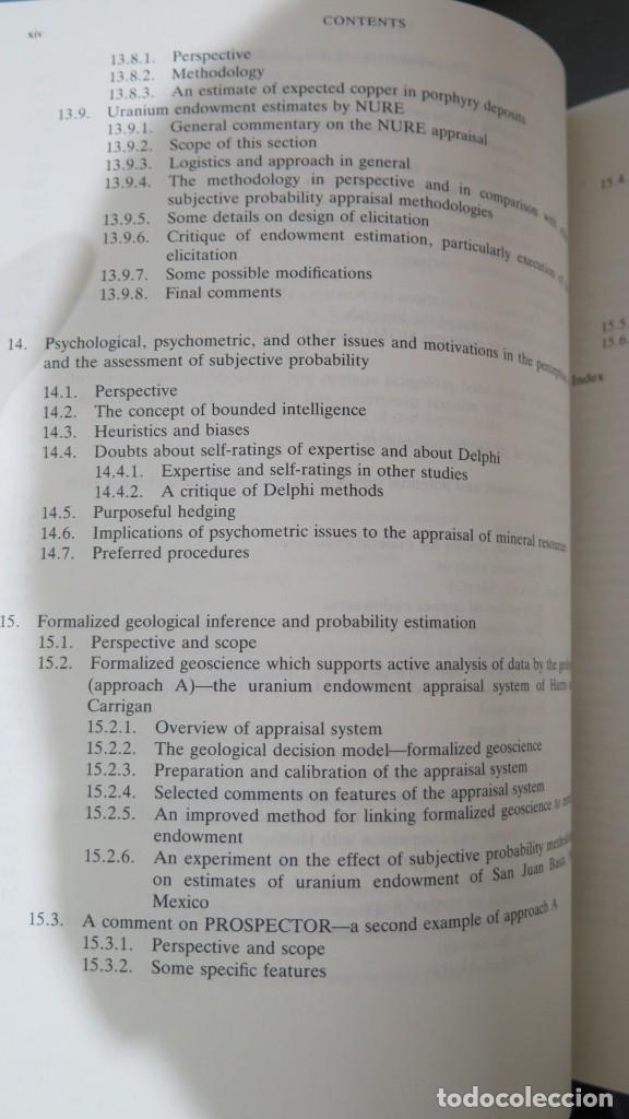 Libros de segunda mano: MINERAL RESOURCES AND APPRAISALS. HARRIS - Foto 9