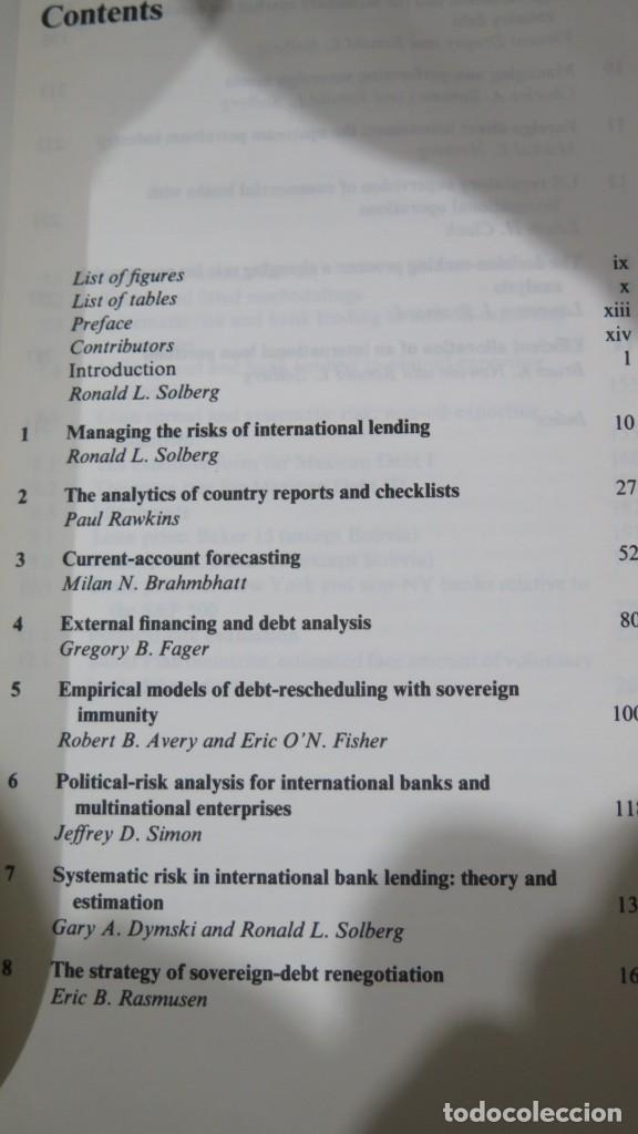 Libros de segunda mano: COUNTRY RISK ANALYSIS. A HANDBOOK. RONALD L. SOLBERG - Foto 2