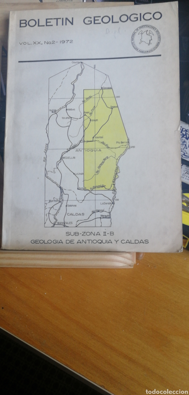 Libros de segunda mano: Boletin Geologico. Geologia de Antioquia y caldas. 1972 institto de investigaciones geologico minera - Foto 1 - 246072910