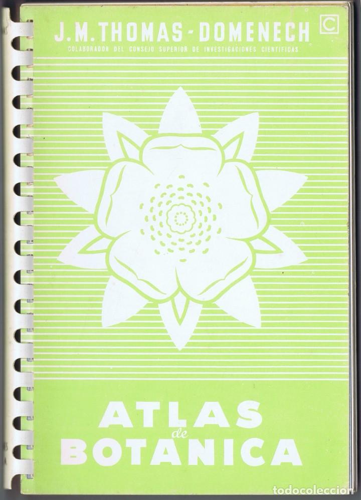 Libros de segunda mano: ATLAS DE BOTANICA - EDICIONES JOVER JM THOMAS DOMENECH 1965 - Foto 1