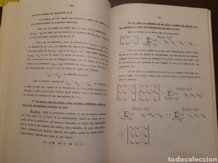 Libros de segunda mano de ciencias: LECCIONES DE ALGEBRA LINEAL.PINILLA. JOSE L., - Foto 2