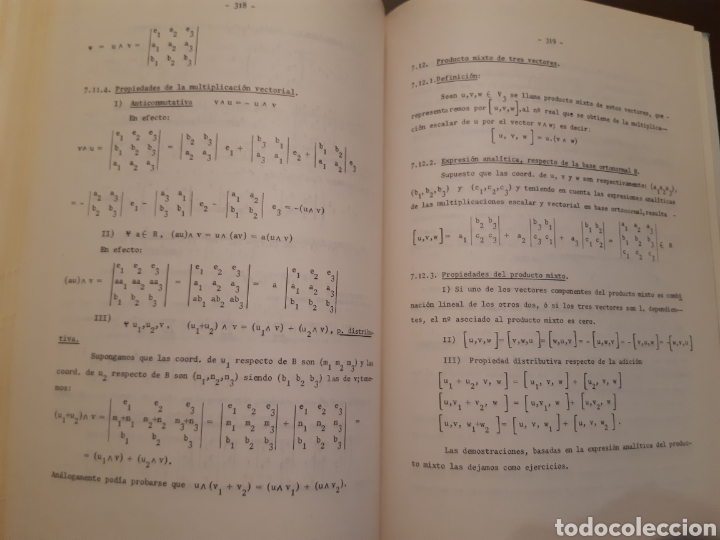 Libros de segunda mano de ciencias: LECCIONES DE ALGEBRA LINEAL.PINILLA. JOSE L., - Foto 4