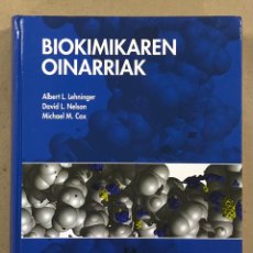 Libros de segunda mano de Ciencias: BIOKIMIKAREN OINARRIAK. ALBERT L. LEHNINGER, DAVID L. NELSON Y MICHAEL M. COX. EN EUSKERA.. Lote 247741200