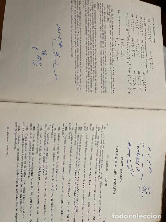 Libros de segunda mano de ciencias: ALGEBRA Y GEOMETRIA, 4 Curso de Geometria, Rodriguez Vidal - Foto 2