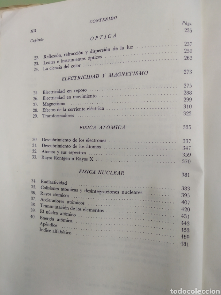 Libros de segunda mano de ciencias: F&Iacute;SICA DESCRIPTIVA H WHITE EDITORIAL REVERTE 1960 - Foto 3