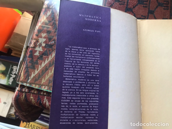 Libros de segunda mano de ciencias: Matem&aacute;tica moderna II. Papy. Editorial universitaria de Buenos Aires - Foto 4