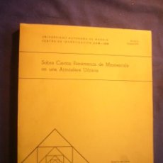 Libros de segunda mano de Ciencias: ROBERTO DEL LLANO: - SOBRE CIERTOS FENOMENOS DE MESOESCALA EN UNA ATMOSFERA URBANA - (MADRID, 1974)