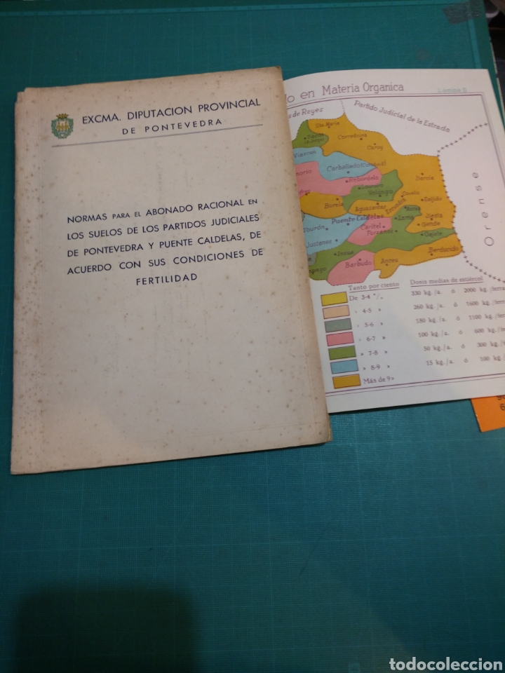 Libri di seconda mano: NORMAS PARA EL ABONO RACIONAL EN SUELOS DE LOS PARTIDOS JUDICIALES DE PONTEVEDRA Y PUENTE CALDELAS