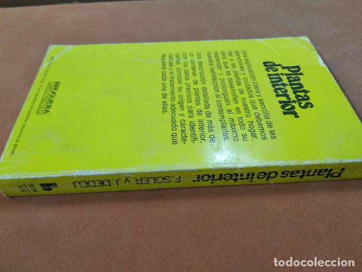 Libros de segunda mano: plantas de interior - francesc soler y joan dedeu - JDB - Foto 2