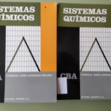 Libros de segunda mano de Ciencias: SISTEMAS QUÍMICOS UNO Y DOS. REVERTE 1966. Lote 251332750