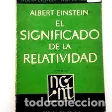 Libros de segunda mano de ciencias: el significado de la relatividad Albert Einstein - Foto 1