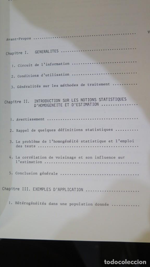Libros de segunda mano: METHODES MODERNES DE TRAITEMENT DE L&acute;INFORMATION GEOLOGIQUE SUR ORDINATEUR. VV.AA - Foto 2
