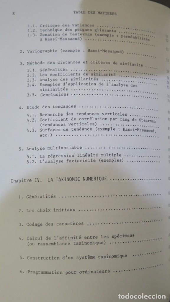 Libros de segunda mano: METHODES MODERNES DE TRAITEMENT DE L&acute;INFORMATION GEOLOGIQUE SUR ORDINATEUR. VV.AA - Foto 3