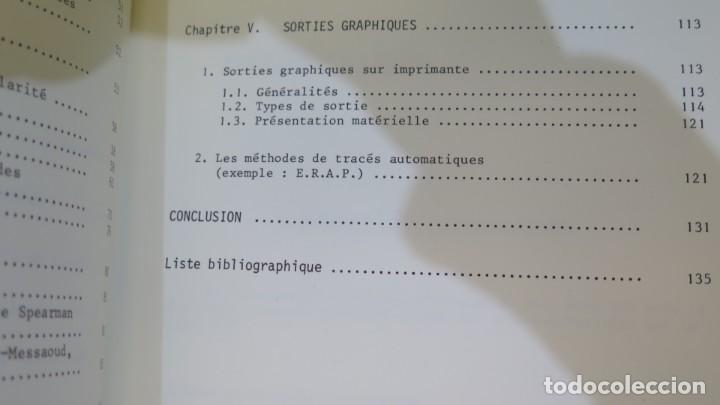 Libros de segunda mano: METHODES MODERNES DE TRAITEMENT DE L&acute;INFORMATION GEOLOGIQUE SUR ORDINATEUR. VV.AA - Foto 4