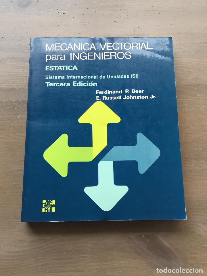 Libros de segunda mano de ciencias: Mecanica vectorial para Ingenieros ESTATICA (McGraw-Hill) 1983 - Foto 1