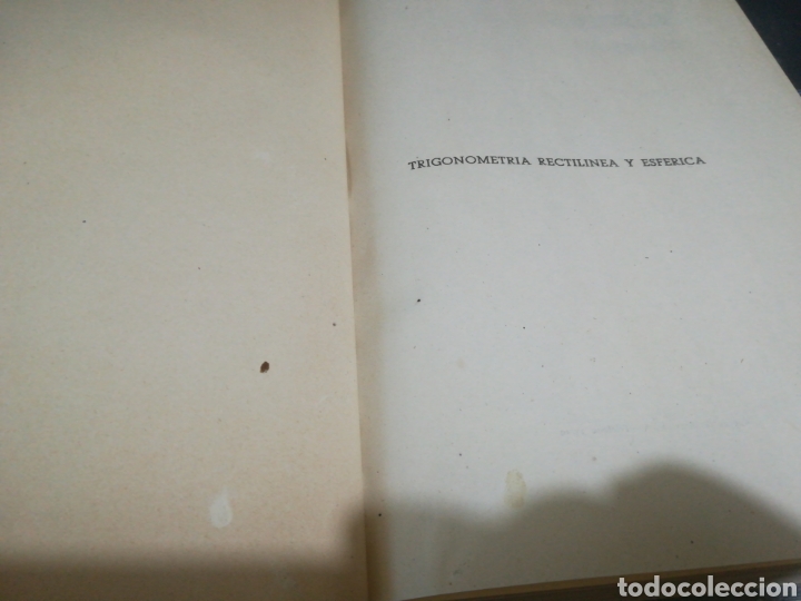 Libros de segunda mano de ciencias: Trigonometr&iacute;a rectil&iacute;nea y esf&eacute;rica - I. Fossi - 1943 - Foto 8