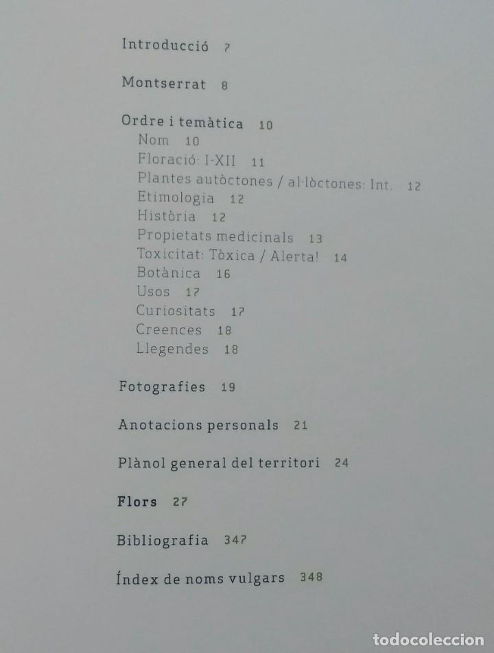 Libros de segunda mano: FLORS DE MONTSERRAT - ALBERT AREAN I TRABAL - MNSRT - Foto 3