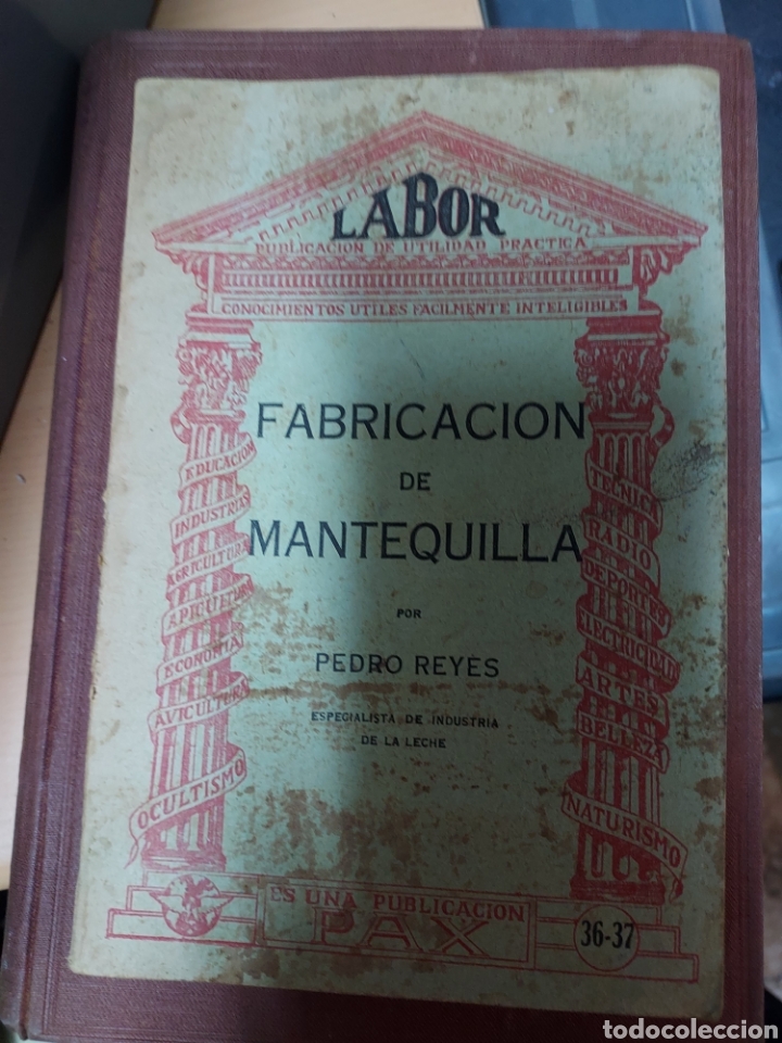 Gebrauchte B&uuml;cher der Wissenschaften: FABRICACION DE MANTEQUILLA
