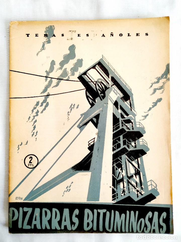 Libros de segunda mano: 1955 - PIZARRAS BITUMINOSAS - TEMAS ESPA&Ntilde;OLES N&Uacute;M. 180 - Foto 1