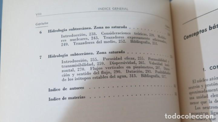 Libros de segunda mano de ciencias: ISOTOPOS EN HIDROLOGIA. ANTONIO PLATA - Foto 3