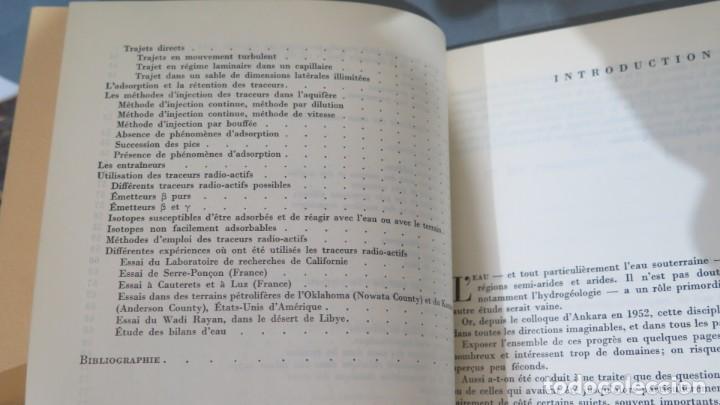 Libros de segunda mano: HYDROLOGIE DES REGIONS ARIDES. PROGRES RECENTS. UNESCO - Foto 3
