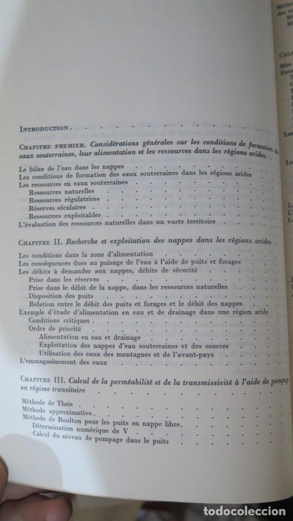 Libros de segunda mano: HYDROLOGIE DES REGIONS ARIDES. PROGRES RECENTS. UNESCO - Foto 4