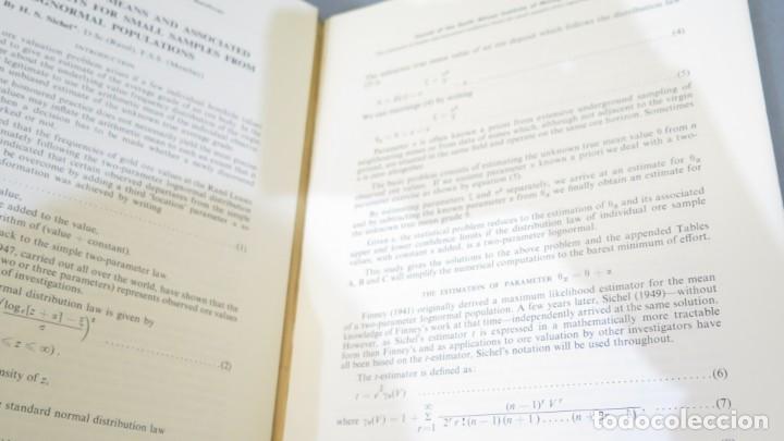 Libros de segunda mano de ciencias: SYMPOSIUM ON MATHEMATICAL STATISTICS AND COMPUTER APPLICATIONS IN ORE VALUATION - Foto 3