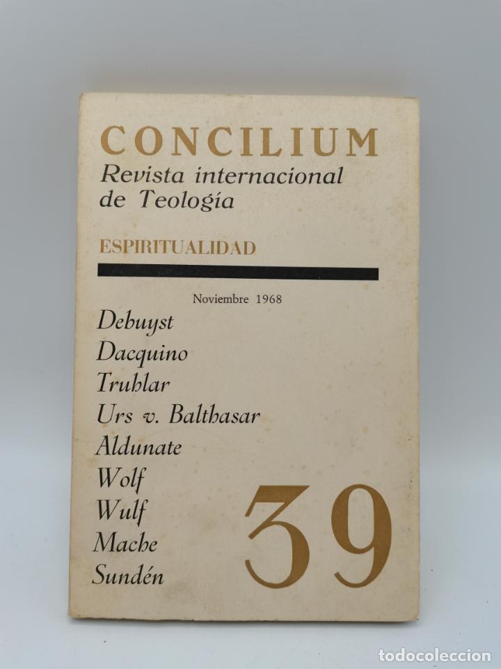 Second hand books of Sciences: CONCILLIUM, 1968/ ESPIRITUALIDAD. TOMO 39. MADRID, 1965. PAGS: 508.