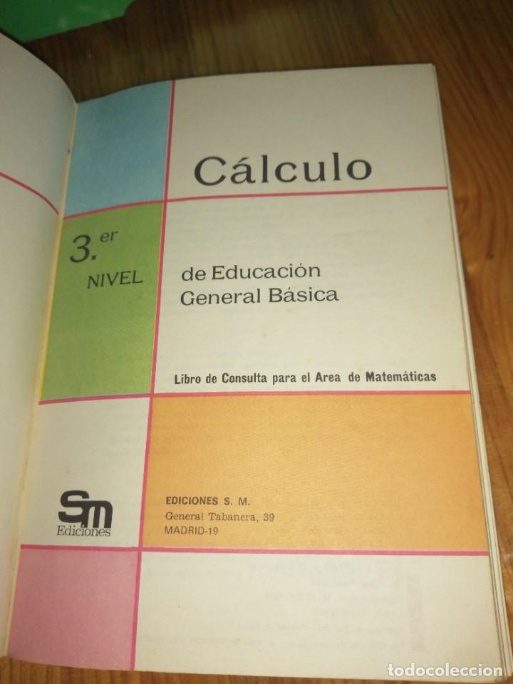 Libros de segunda mano de ciencias: Libro SM C&Aacute;LCULO 3 nivel a&ntilde;o 1971 matem&aacute;ticas - Foto 3